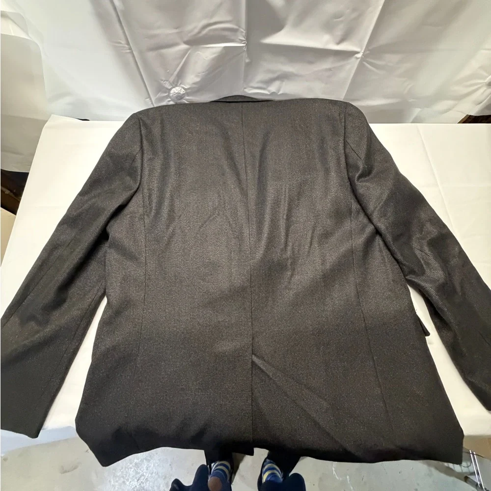 Chaps Men's Dark Charcoal Two-Button Sport‎ Coat